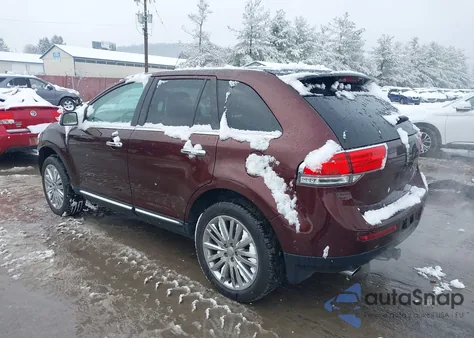 2012 Lincoln Mkx из США, поврежденный, VIN 2LMDJ8JK9CBL17923